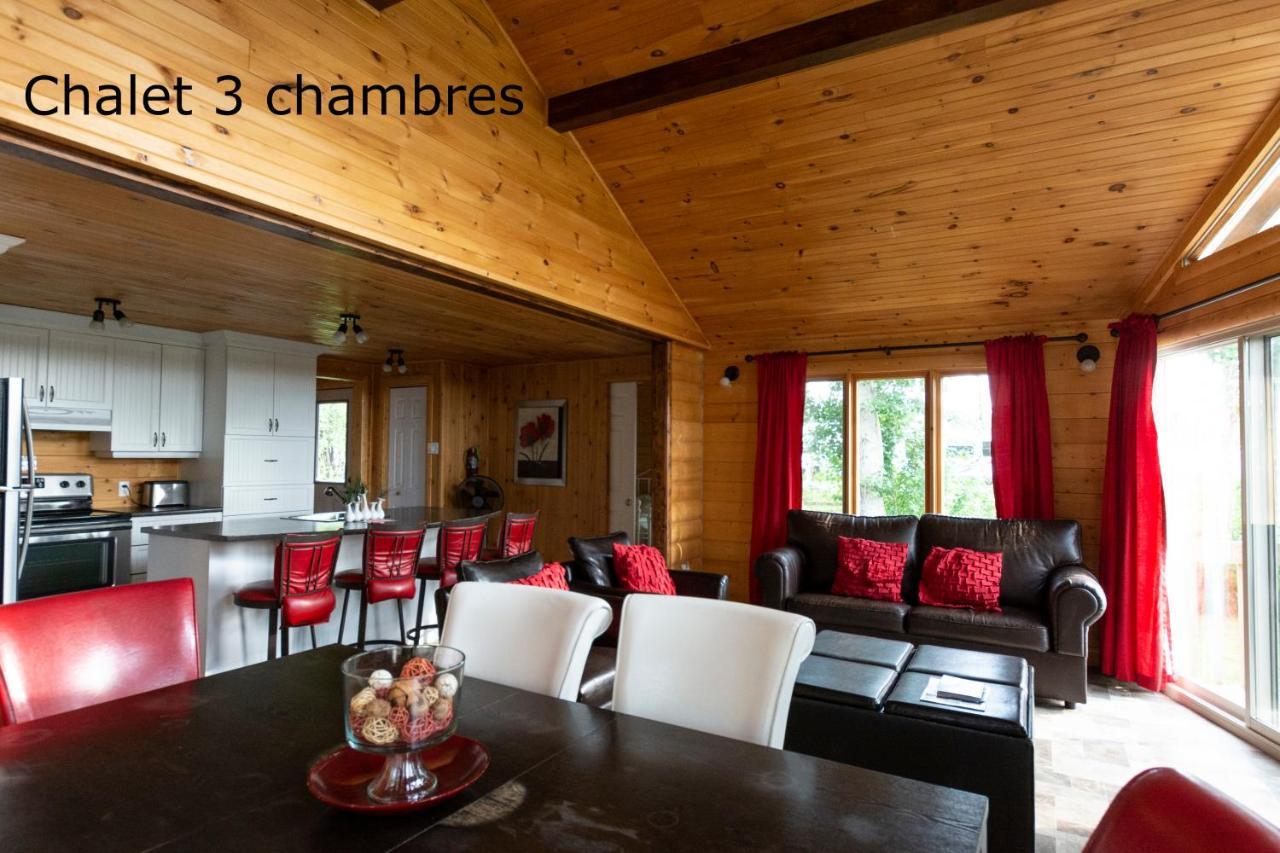 Chalets Et Spa Lac Saint-Jean Chambord Eksteriør billede